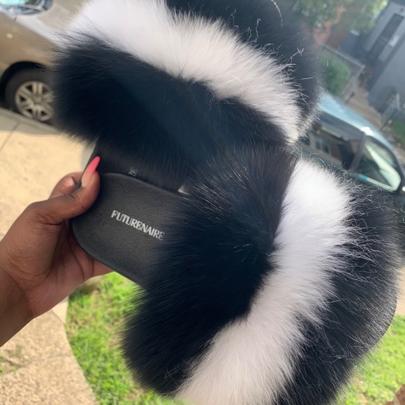 Bandit Real Fur Slides sizes 7.5,8,8.5,9,9.5 - Picture 4 of 6